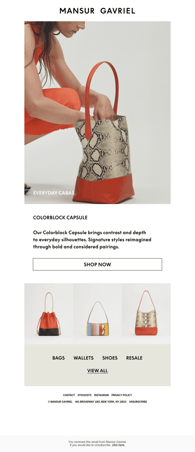 Shop Our Colorblock Capsule