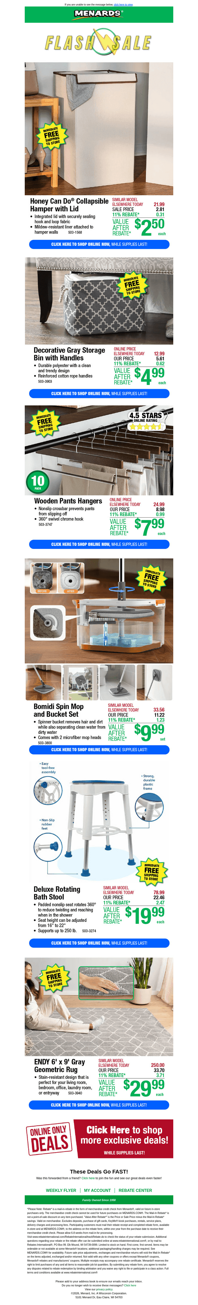 Spin Mop and Bucket Set ONLY $9.99 After Rebate*!
