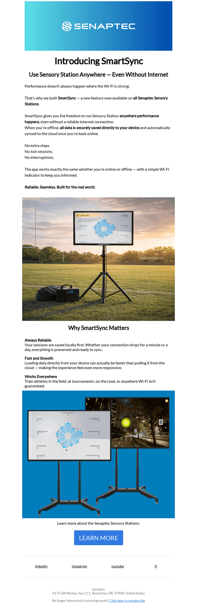 Senaptec email from Wed, Mar 4, 2026
