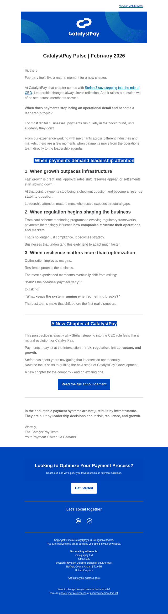 Catalyst Commerce email from Wed, Mar 4, 2026