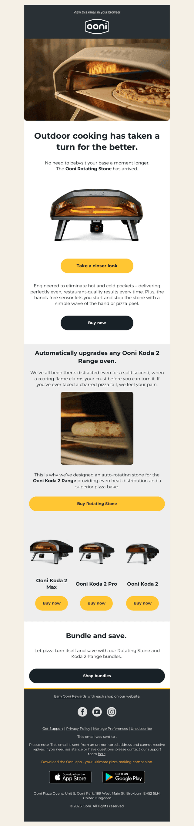Ooni email from Wed, Mar 4, 2026