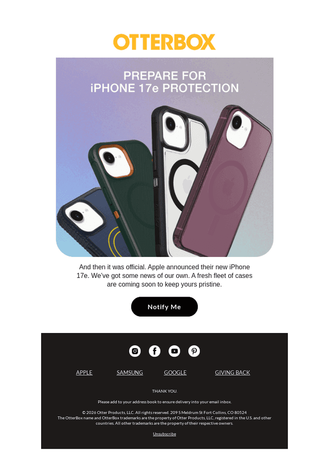 Find your next case for your new iPhone 17e