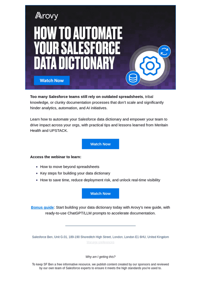 Automate Your SFDC Data Dictionary