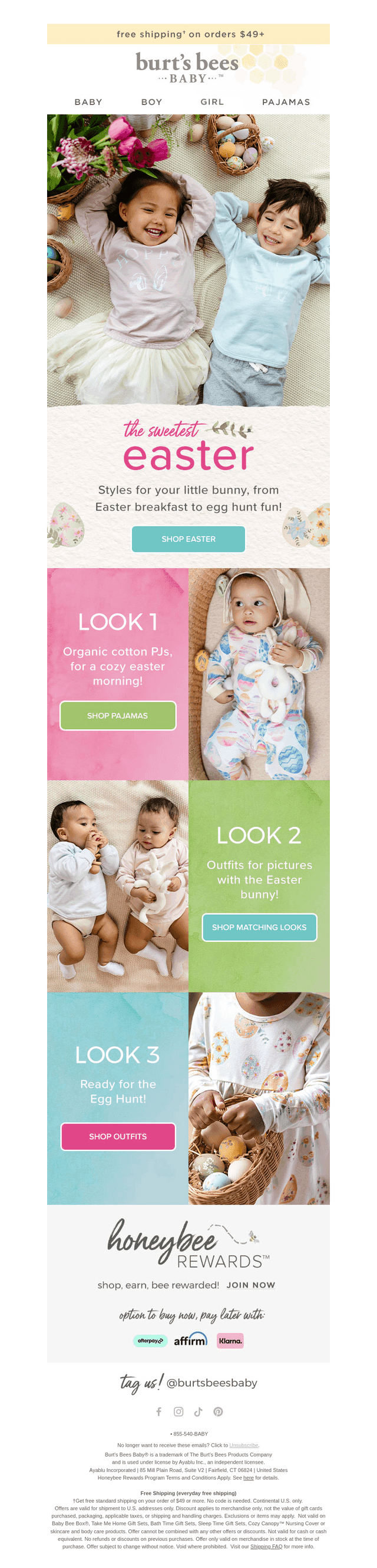 Burt's Bees Baby email from Thu, Mar 5, 2026