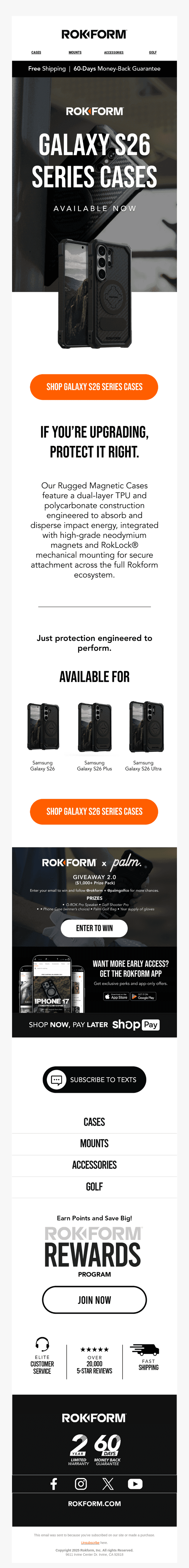 Galaxy S26 Rugged Cases Available Now 📱