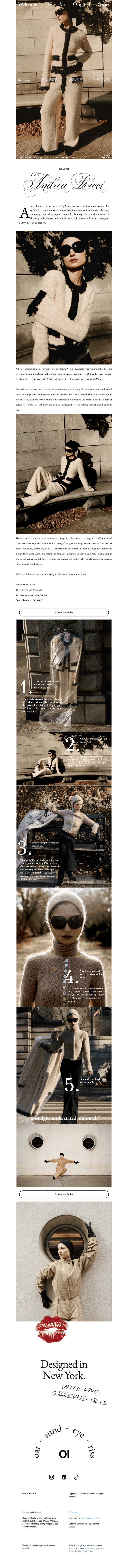 An Original Series. Meet Our Muse