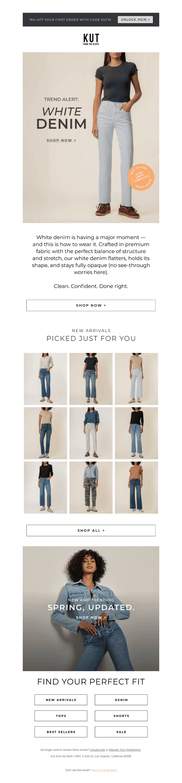 Your New Go-To: White Denim 🤍