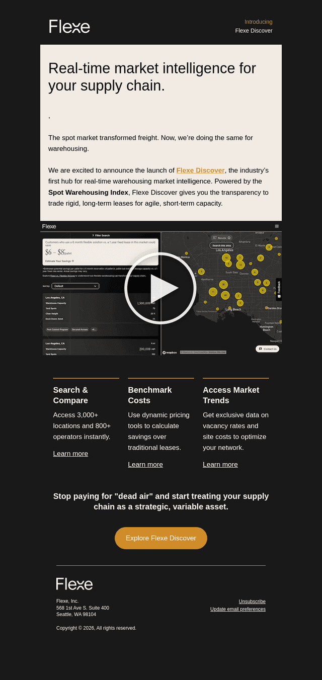 Introducing Flexe Discover: Real-time market intelligence for your supply chain
