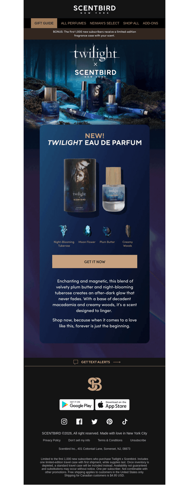 Forever is just the beginning: Twilight x Scentbird