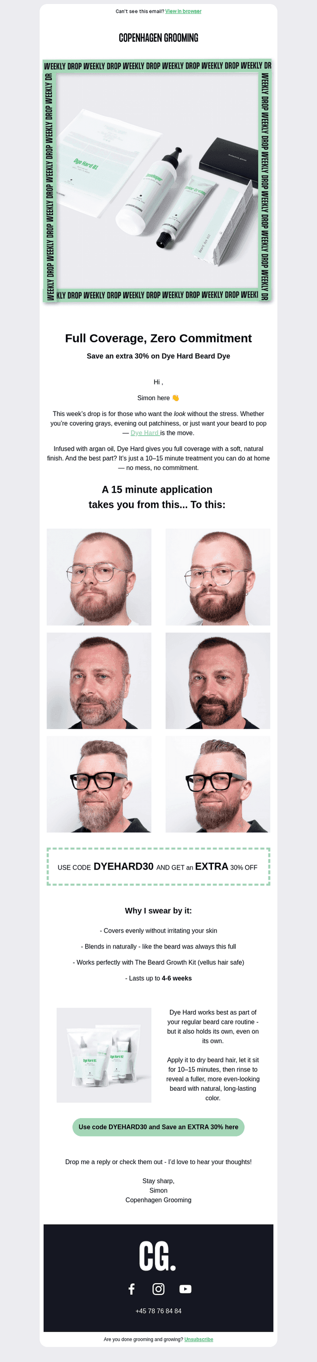 Instant filler for your beard