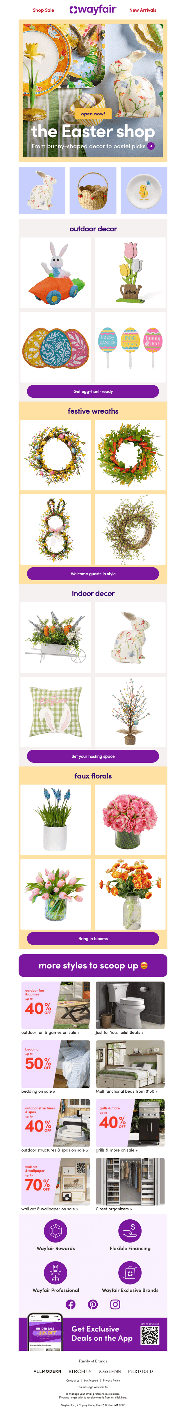 Wayfair email from Thu, Mar 5, 2026