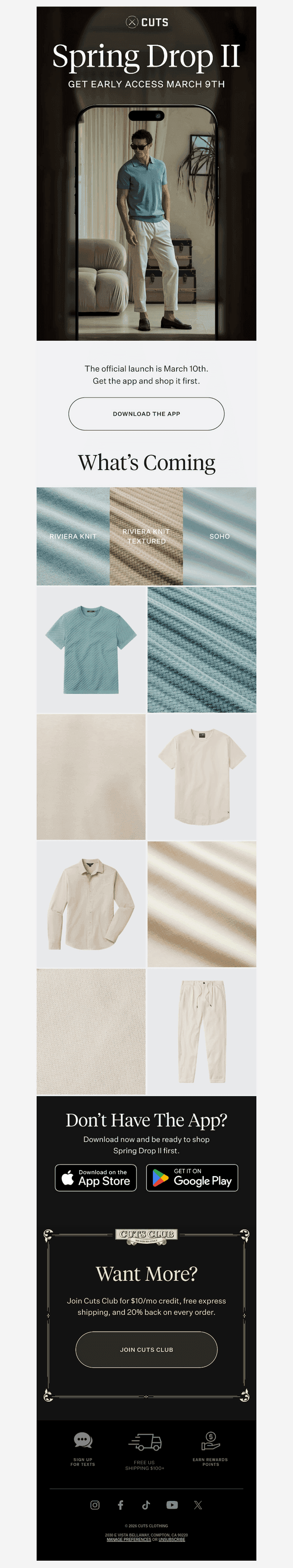 Coming Soon | Spring Drop II