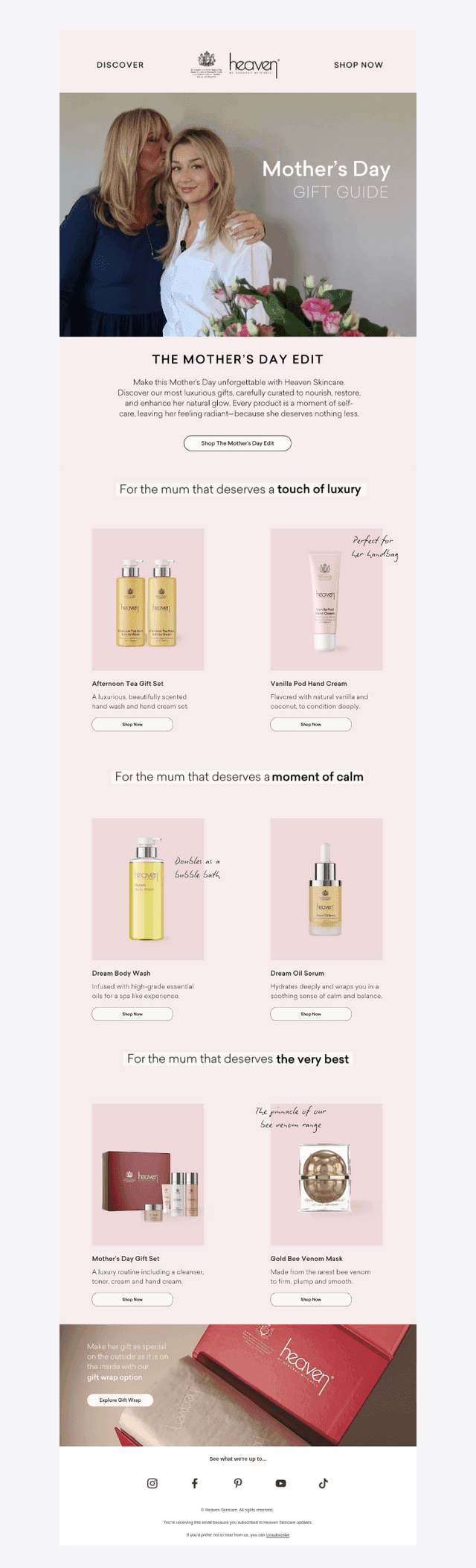 Heaven Skincare email from Fri, Mar 6, 2026