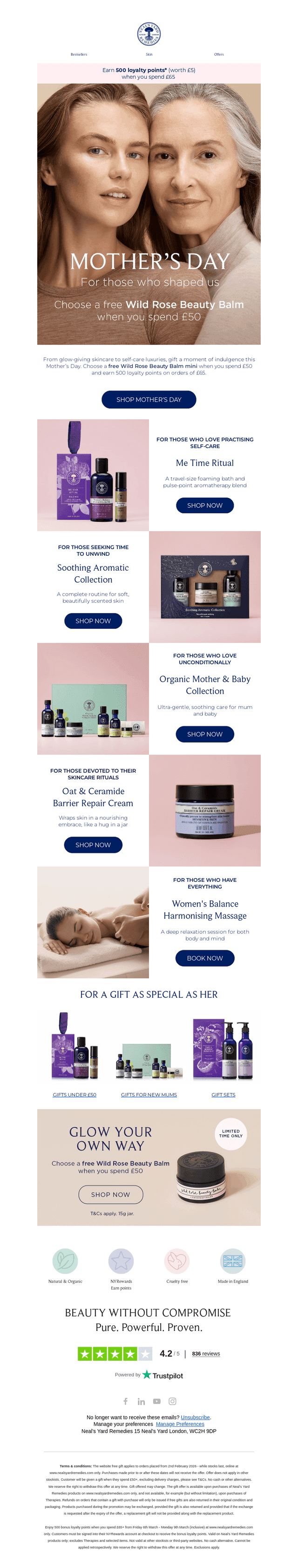 Neal's Yard Remedies email from Fri, Mar 6, 2026