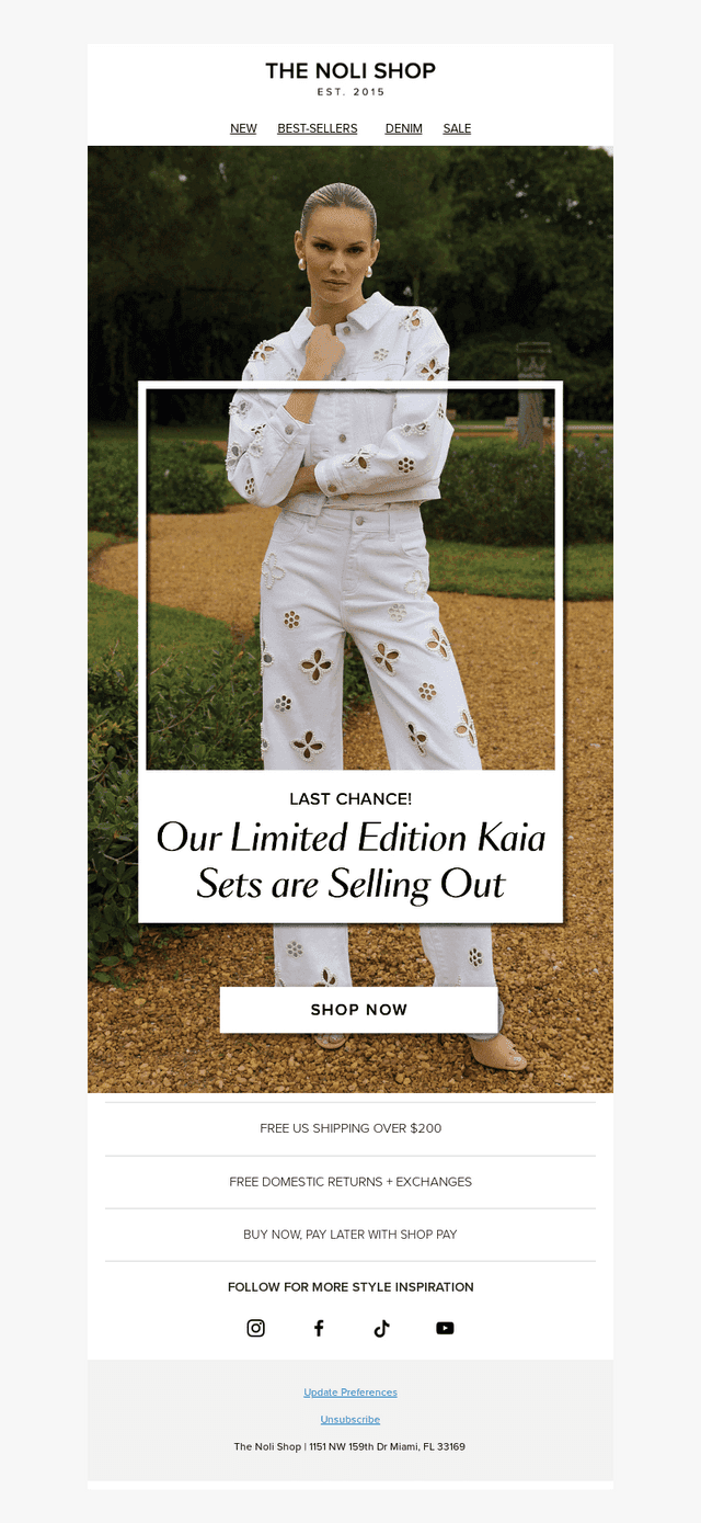 Limited Edition, Almost Sold Out 🔥