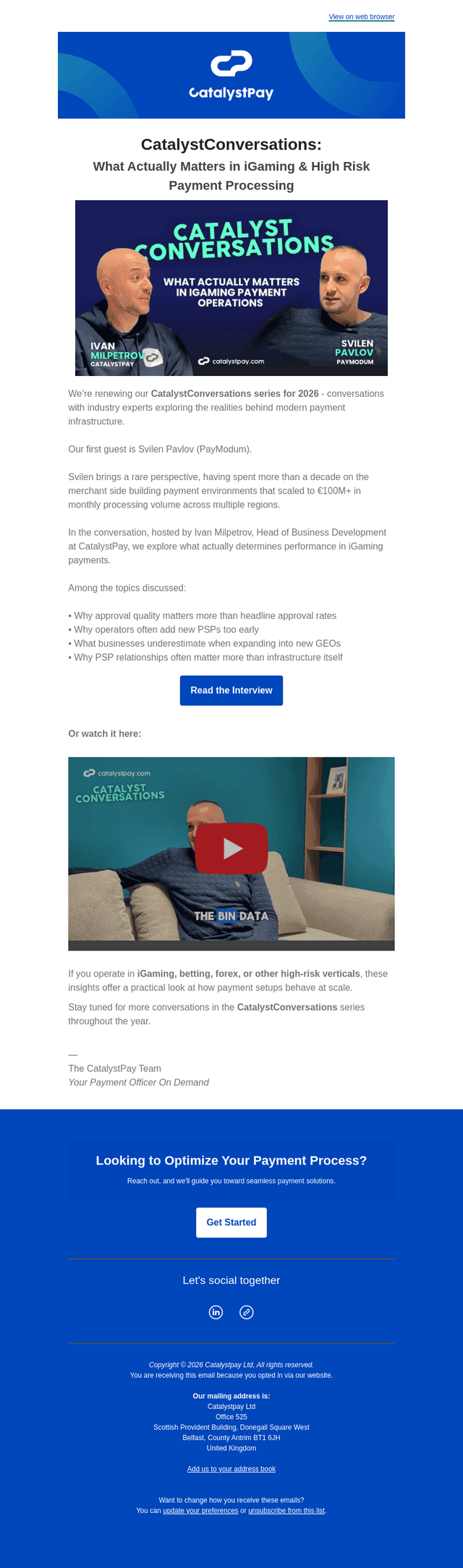 Catalyst Commerce email from Fri, Mar 6, 2026