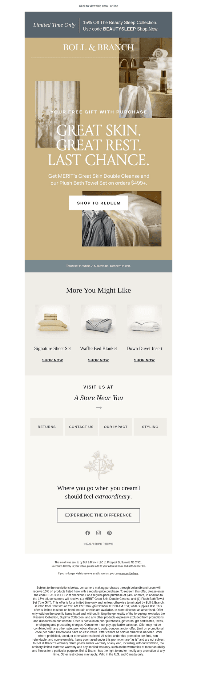 This MERIT gift won't be restocked