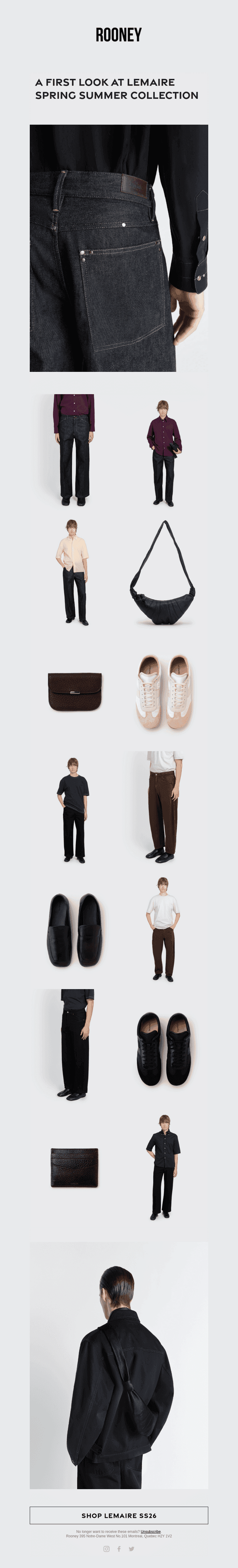 OUR FIRST LEMAIRE SPRING SUMMER DROP