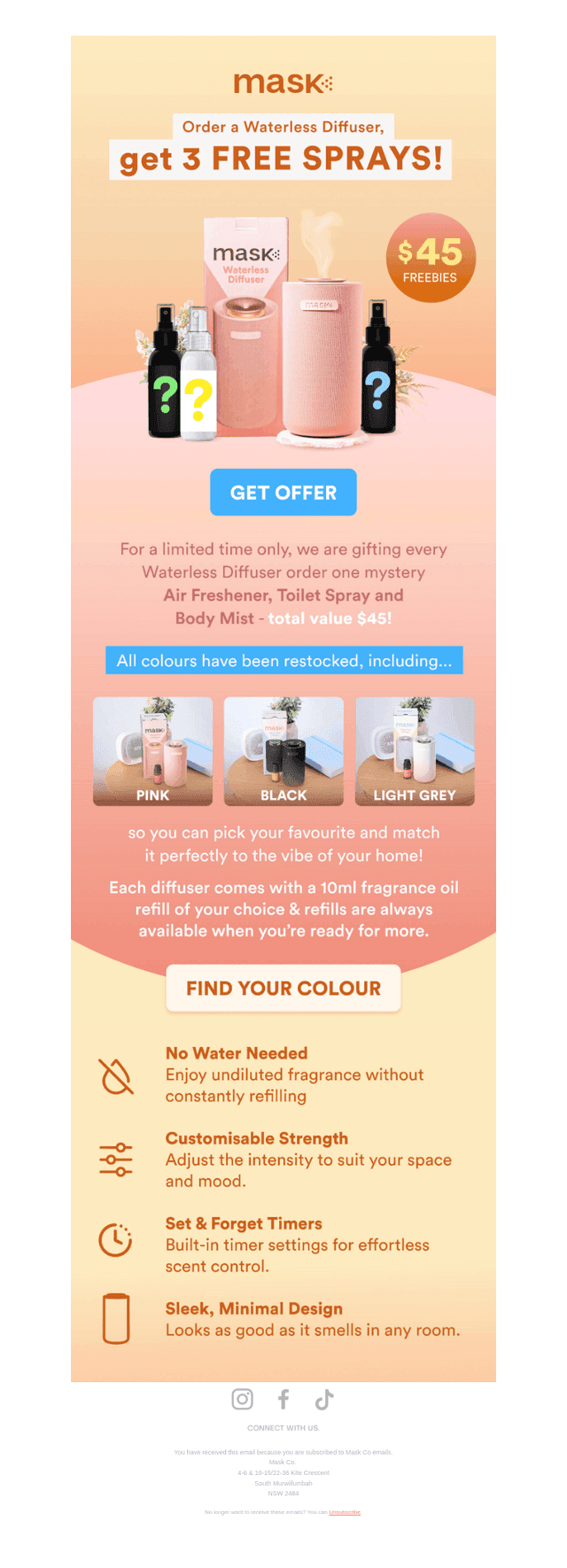 Waterless Diffuser FREEBIES!!