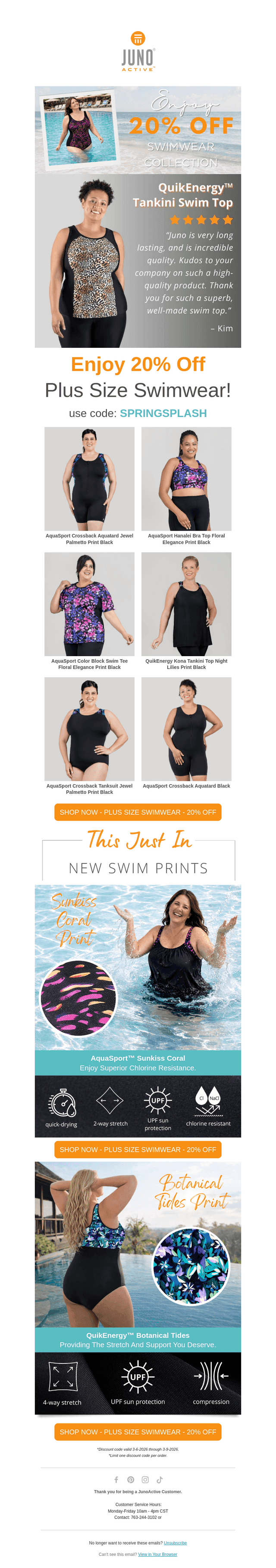 March Into Swim Season (20% Off)