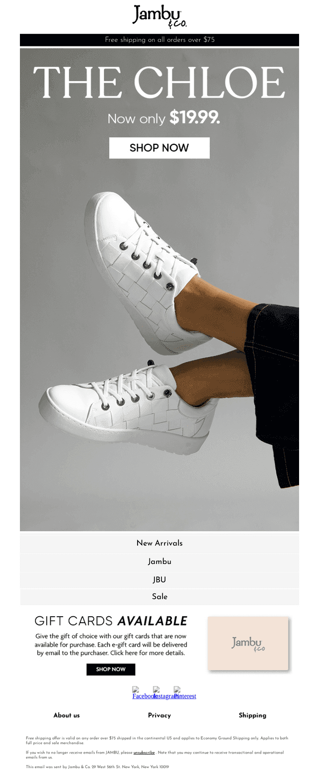 The Chloe Now $19.99