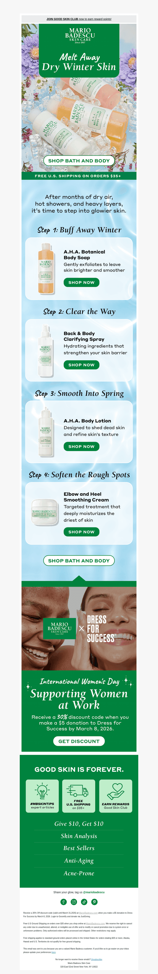 Mario Badescu Skin Care email from Sat, Mar 7, 2026