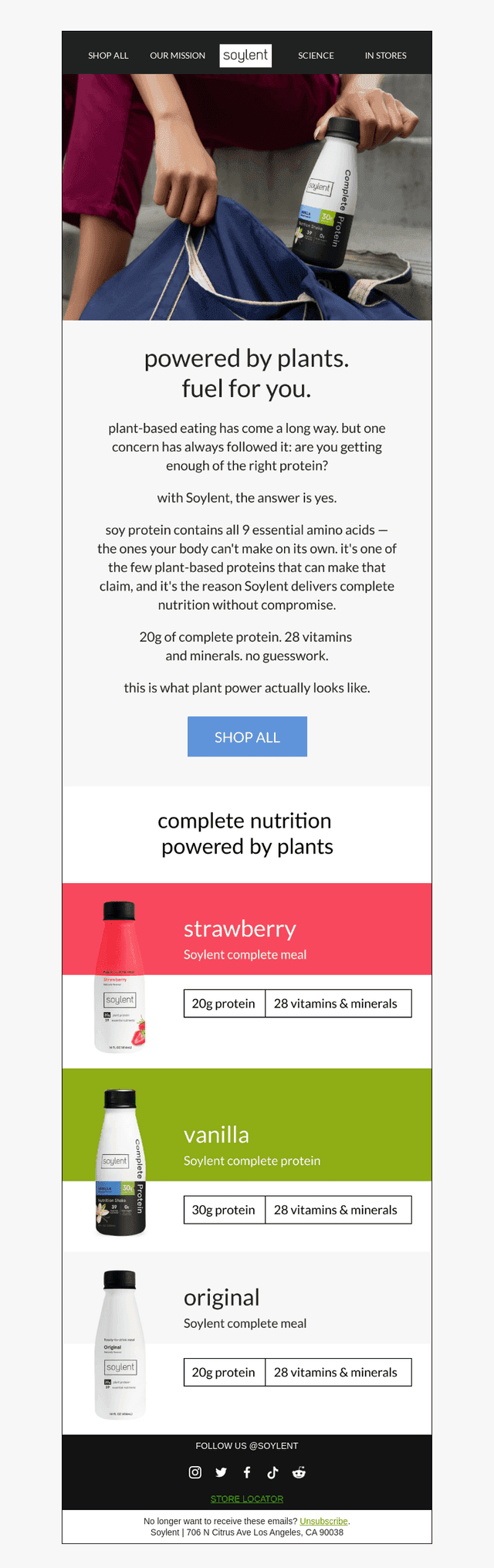 better nutrition, powered by plants.