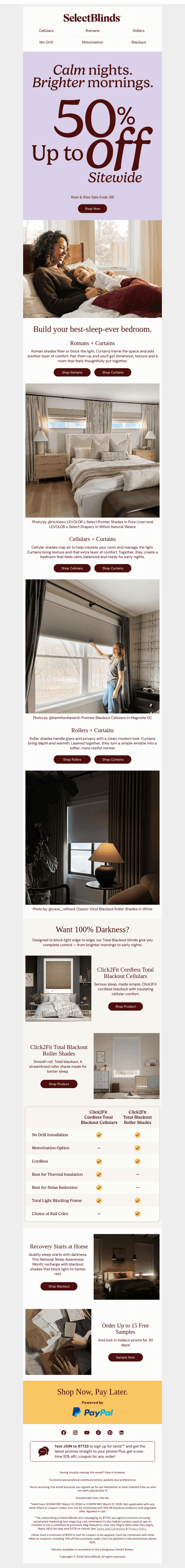 Build Your Sleep Sanctuary – Save Up to 50%