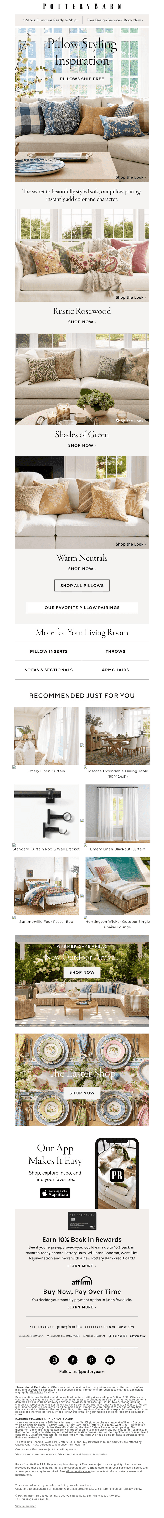 The (simple) secret to sofa styling