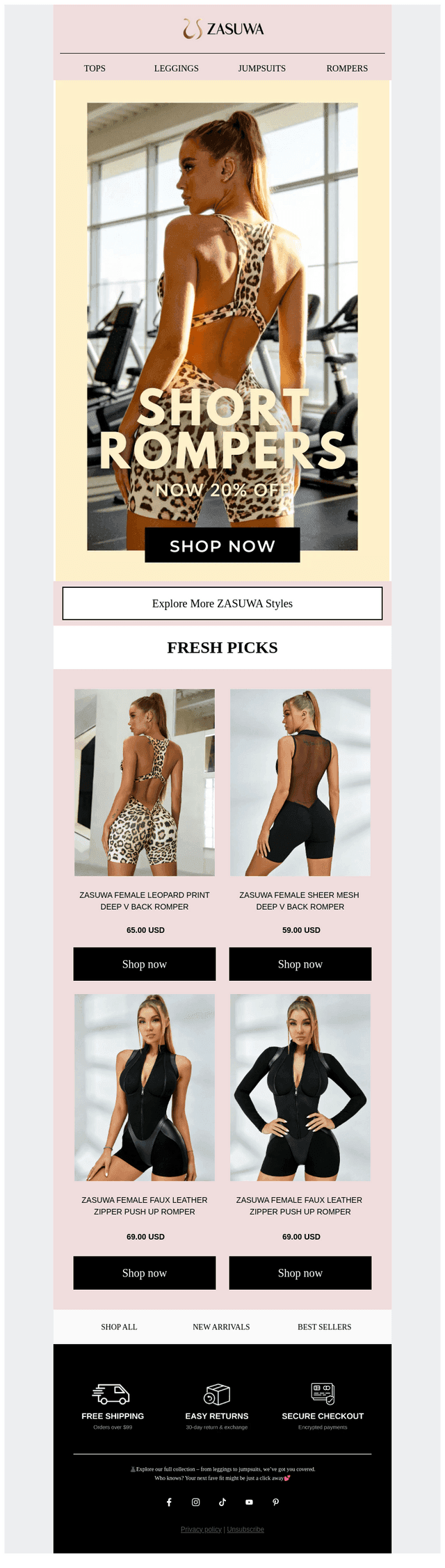 ✨20% Off Short Rompers