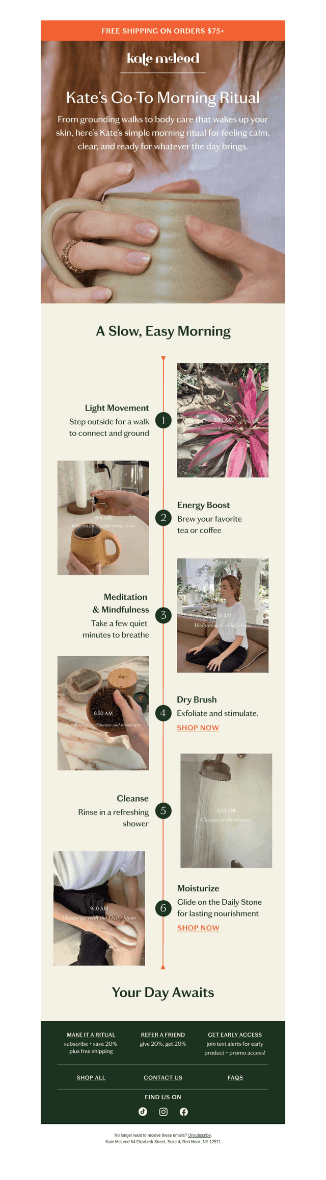 Kate’s Morning Ritual