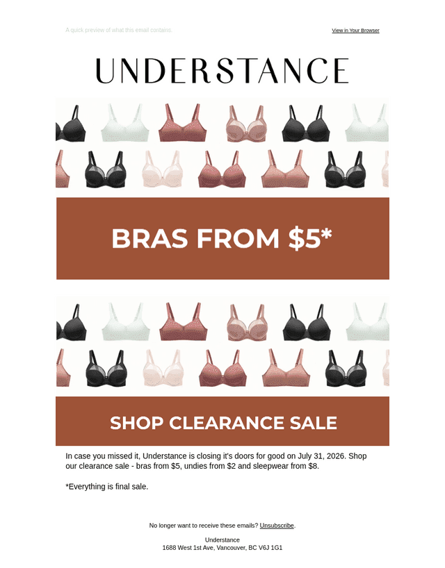 understance.com email from Sun, Mar 8, 2026