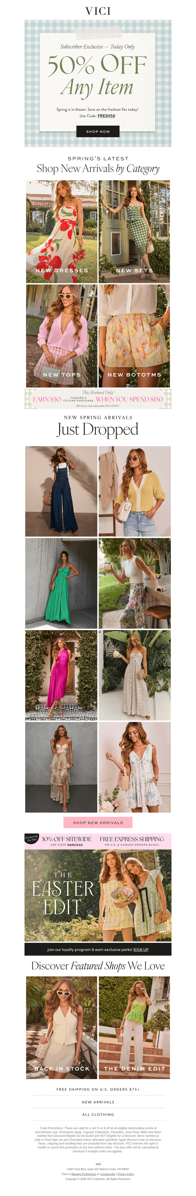 50% Off ANY Item EXCLUSIVE Inside