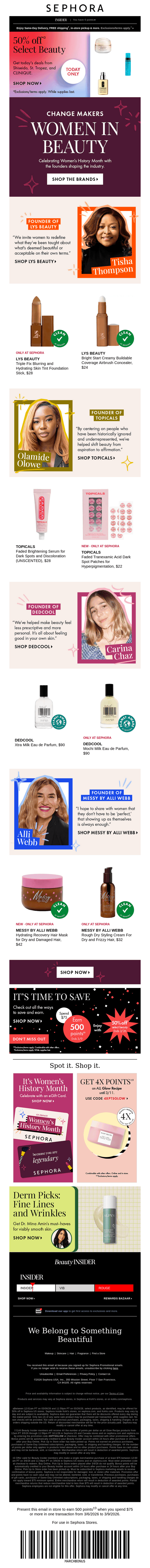😮 Savings alert: Select beauty is 50% off