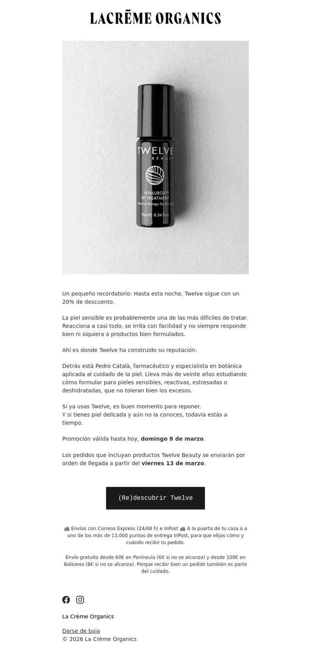 Twelve, últimas horas