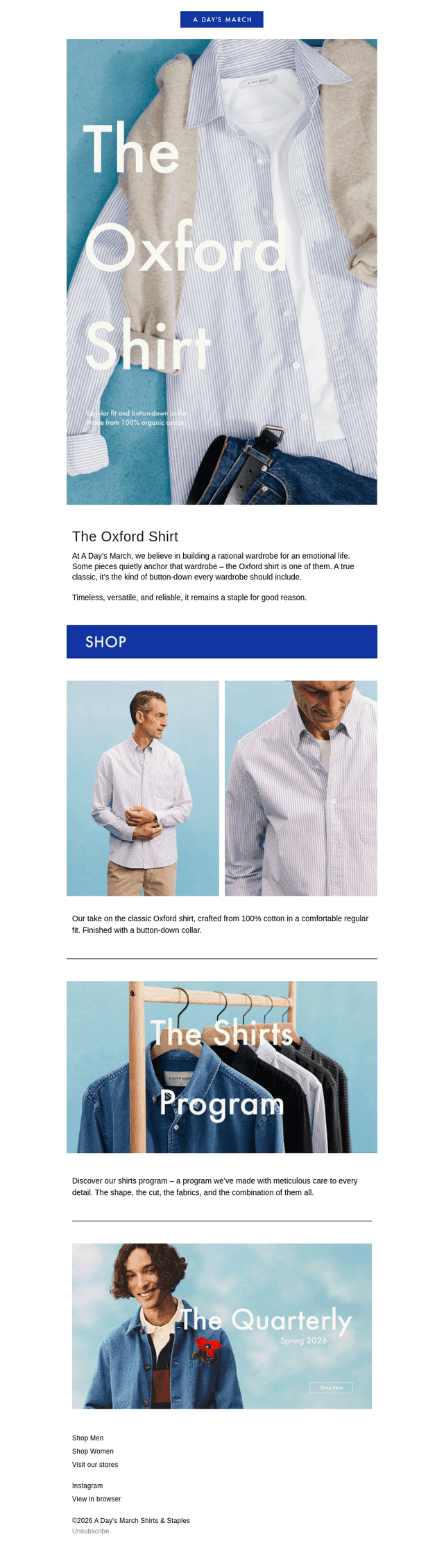 Core – The Oxford shirt