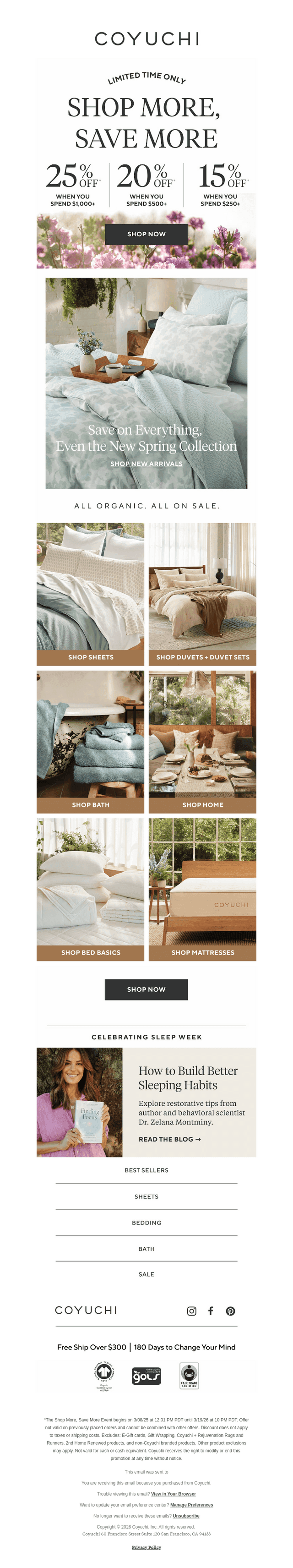Up to 25% Off Everything (Even New Arrivals!)
