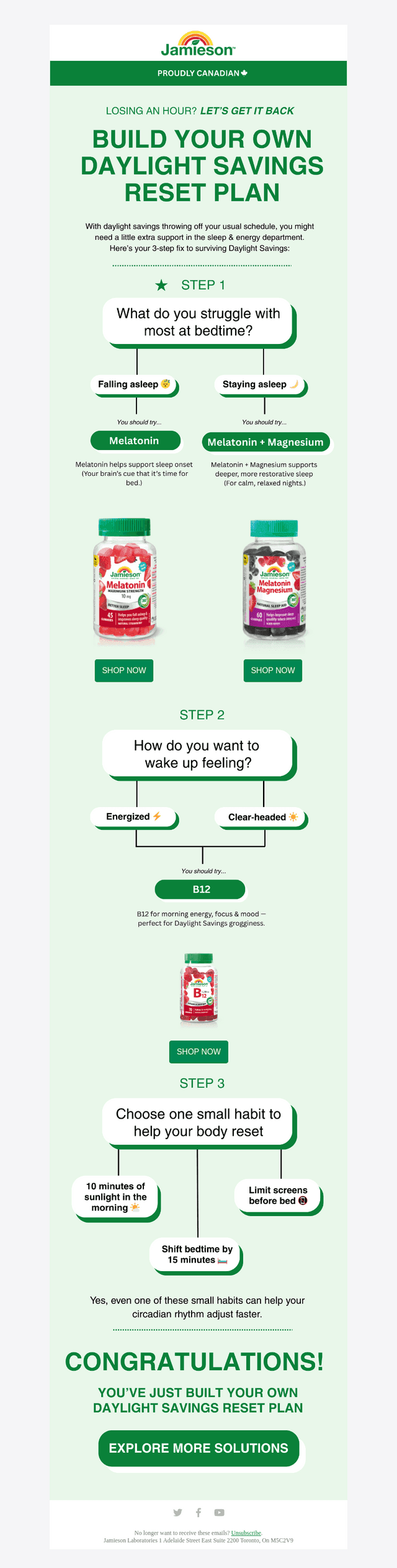 Feeling that lost hour? Here are 3 steps to get it back 👉
