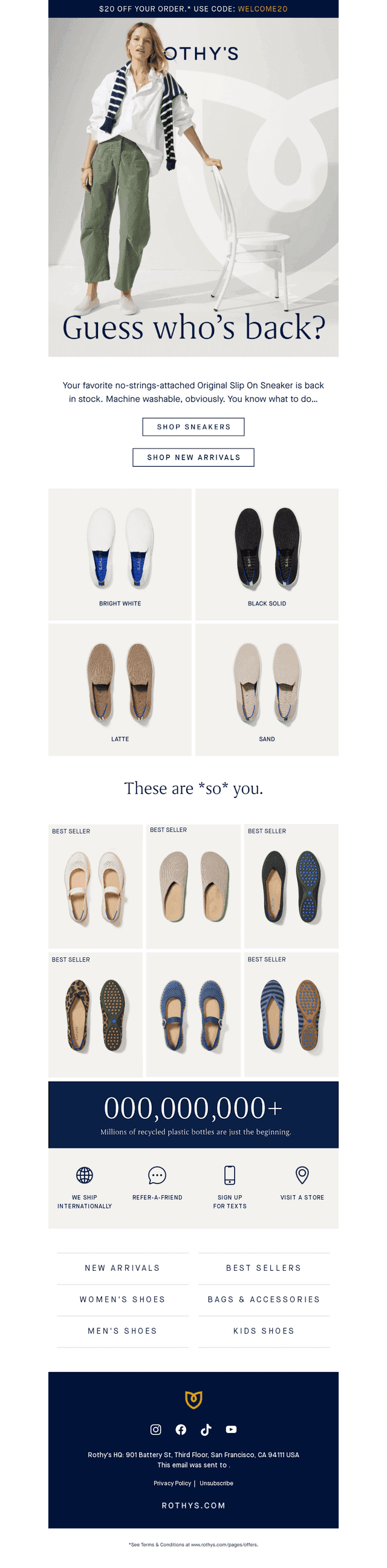 The slip on sneak is back!