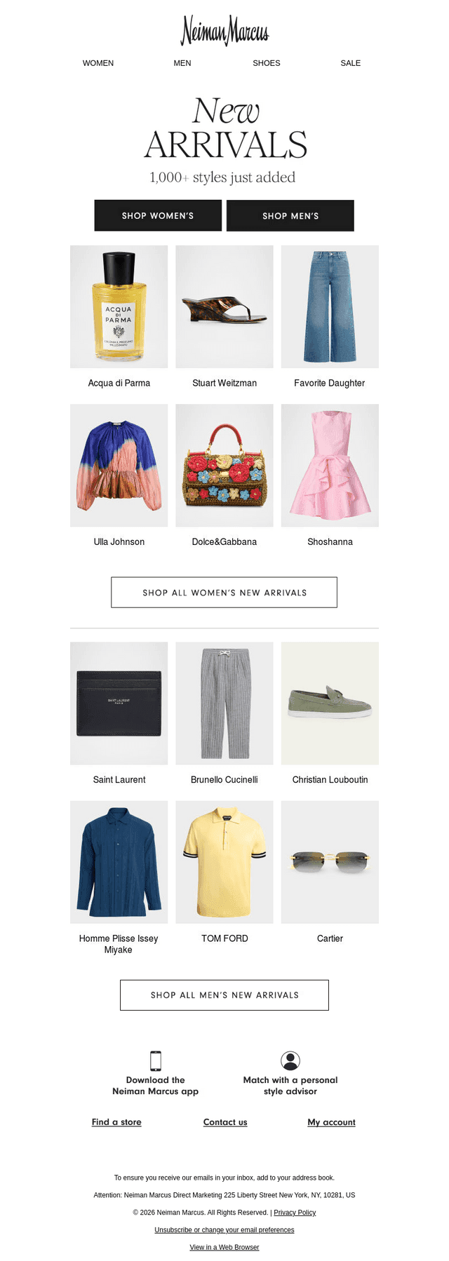 1,000+ new arrivals to elevate your look