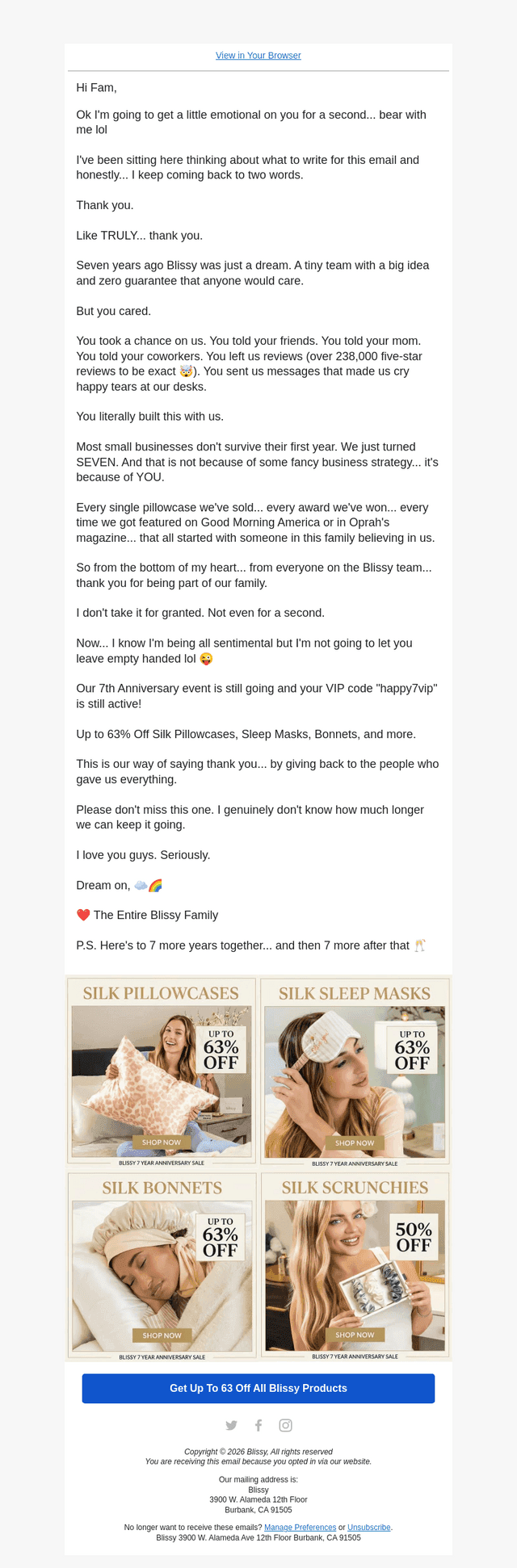 Bliss email from Tue, Mar 10, 2026