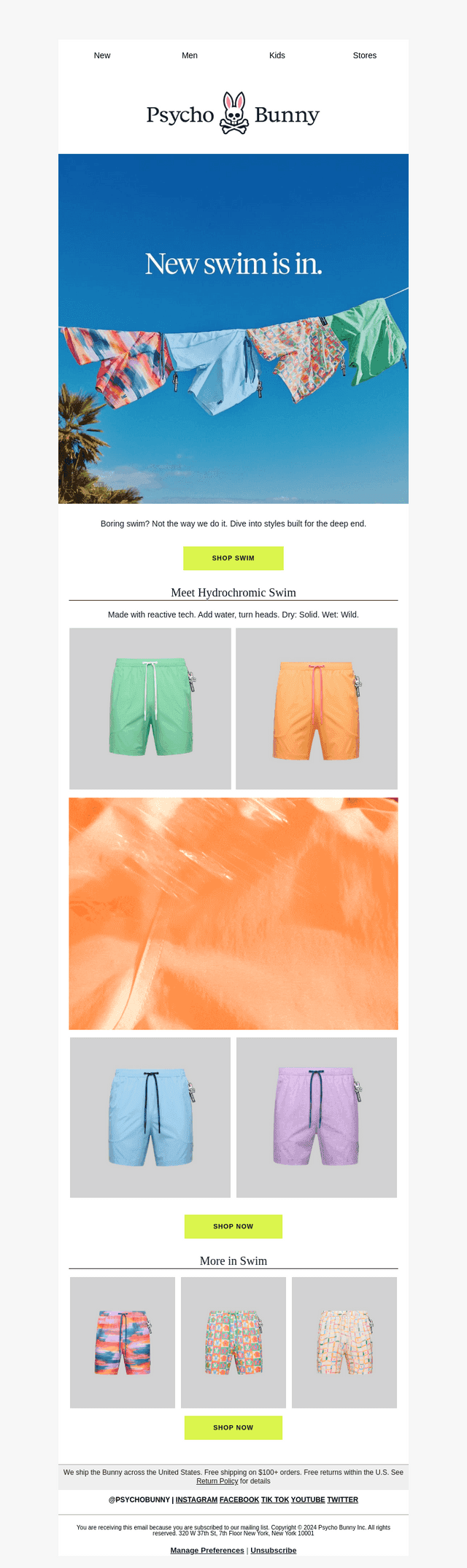 New Swim is IN
