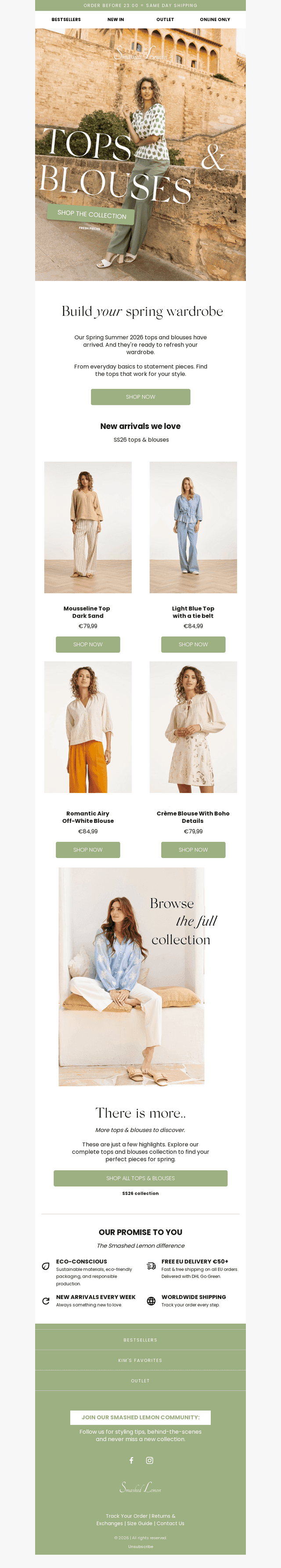 SS26 Tops & Blouses - Fresh arrivals