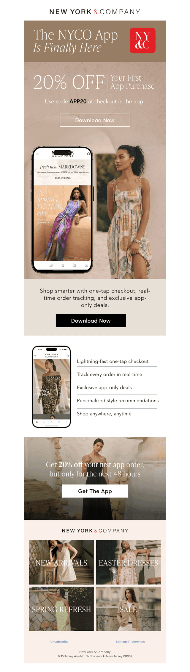 New York & Company email from Tue, Mar 10, 2026