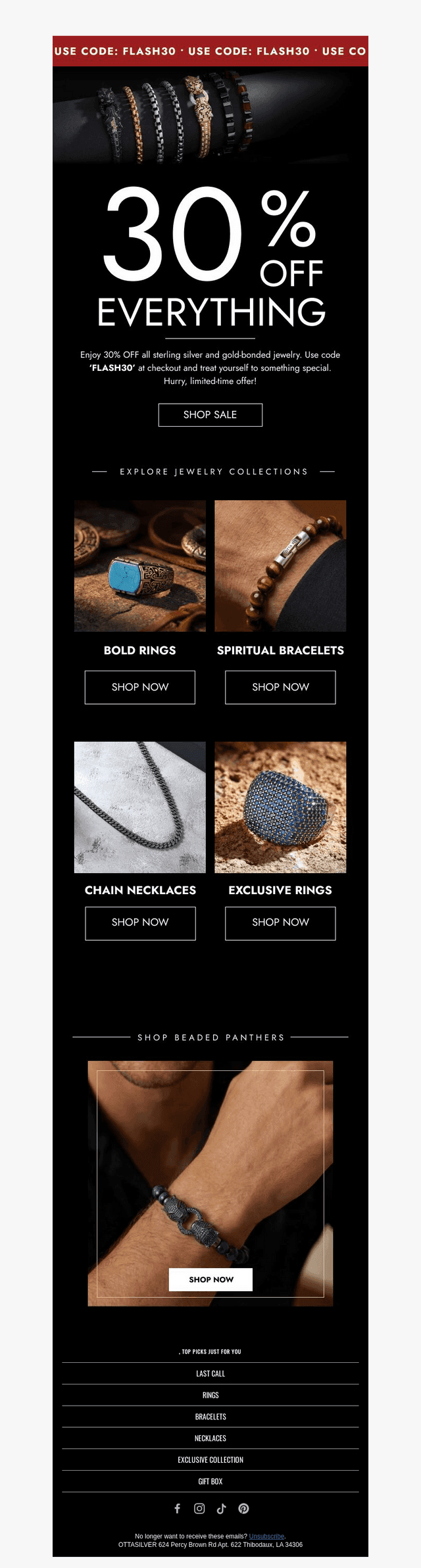 30% OFF everything RIGHT NOW (Flash Sale)