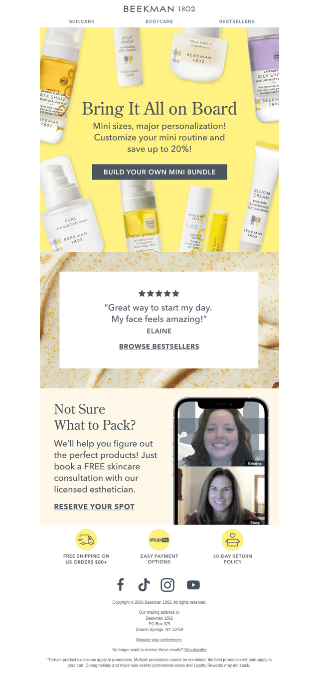 Mini Sizes, Major Benefits: Customize Your Routine 😍