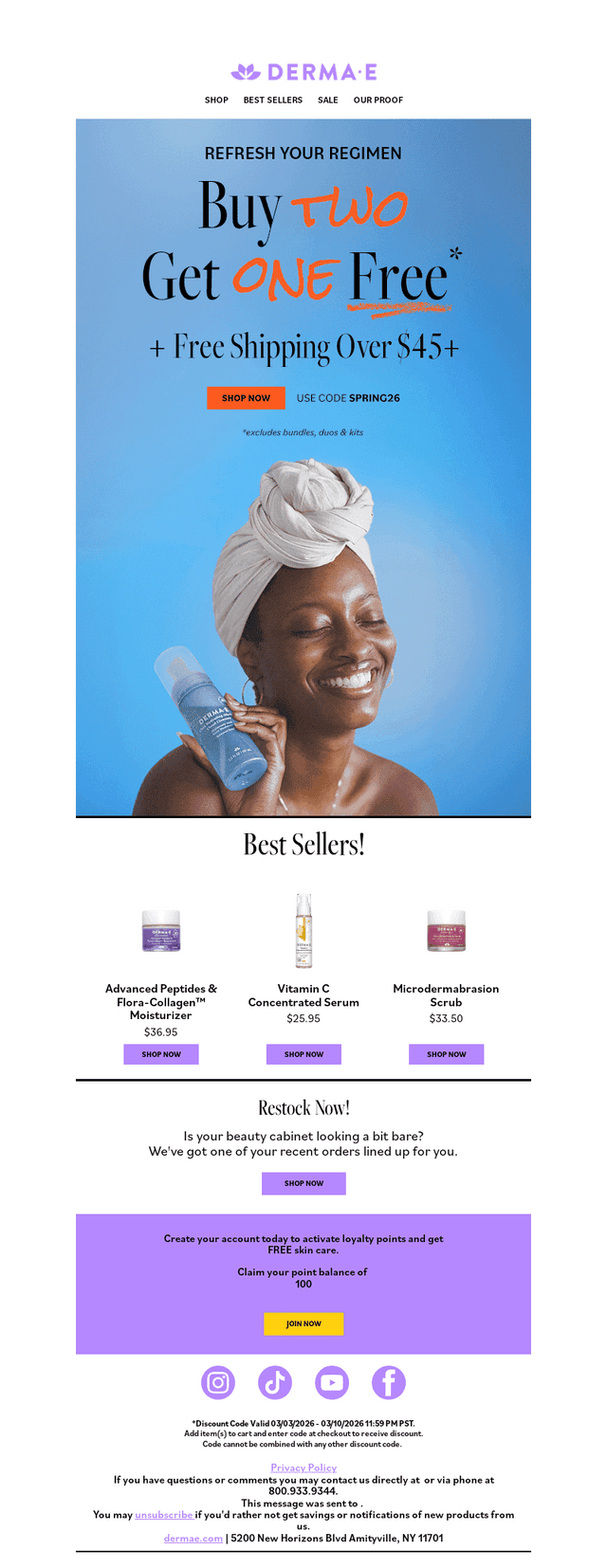 Derma E email from Tue, Mar 10, 2026