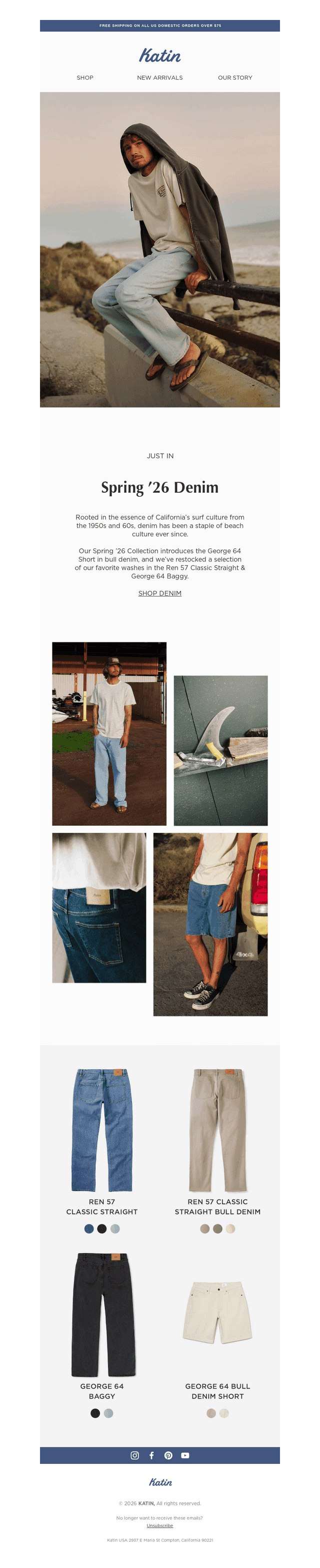 Just In: Spring '26 Denim