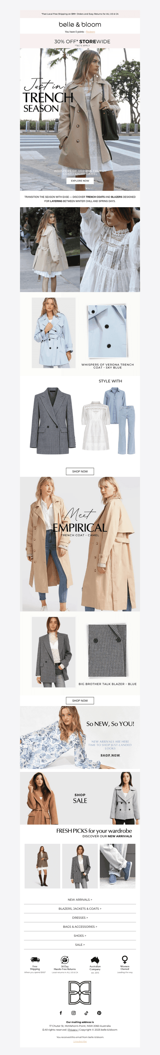 Layered. Effortless. Your New Trench ❤️