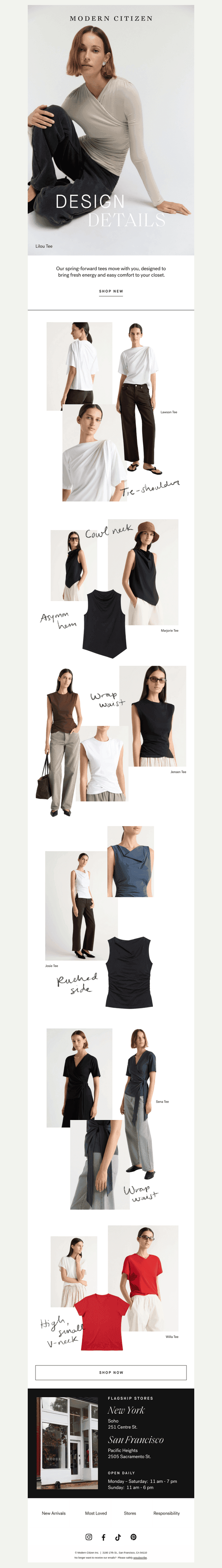 Meet the tees made for spring
